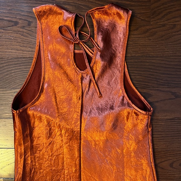 House of Harlow 1960 Dress Rust Size Small - Picture 6 of 7